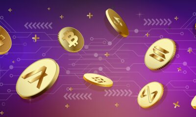 Imagem ilustrativa de múltiplas bitcoins, como a Luna Coin, no cyberespaço