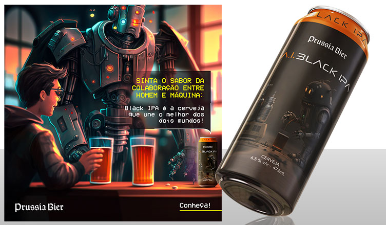 Cerveja feita com Inteligência Artificial é lançada em MG