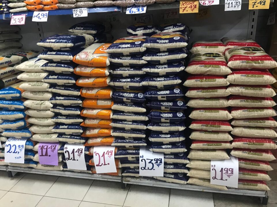 Preço do arroz já está mais caro na região metropolitana de BH