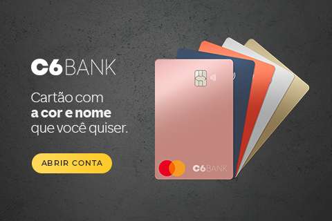 Cartão de crédito C6 Bank sem anuidade. Veja como solicitar