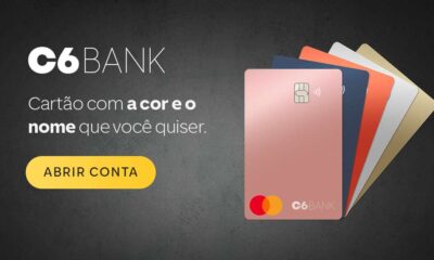 Cartão de crédito C6 Bank sem anuidade. Veja como solicitar