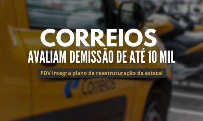 Demissões nos Correios podem chegar a 10 mil empregados. Veja